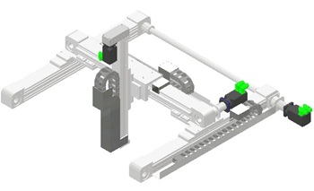 PO3M_CV Robot cartesiano 3 assi